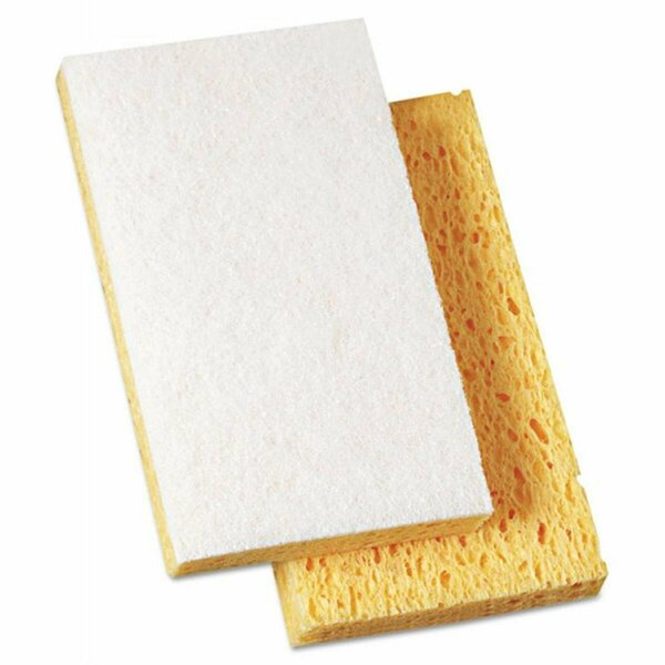 Pinpoint BWK16320 3.6 x 6.1 in. Scrubbing Sponge 0.7 in. Thick; Yellow & White - 20 per Case PI2490026